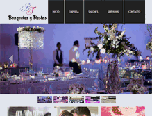 Tablet Screenshot of banquetesyfiestas.com.mx